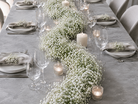 White Baby's Breath Garland