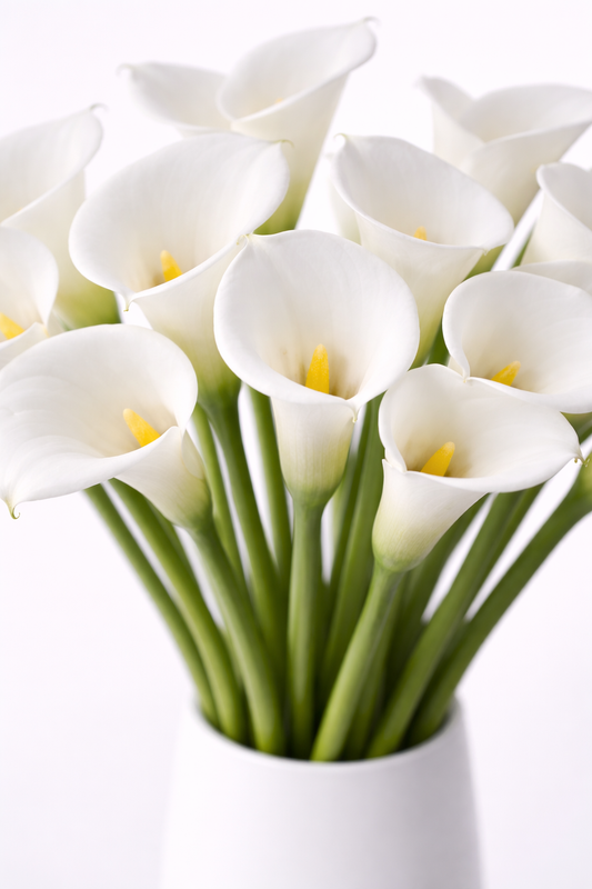 White Calla Lilies