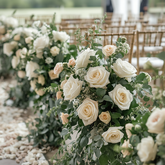 Flowers for Wedding Aisle That Feel Intentional