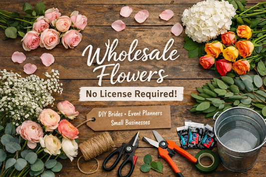 How to Order Wholesale Flowers Without a License?