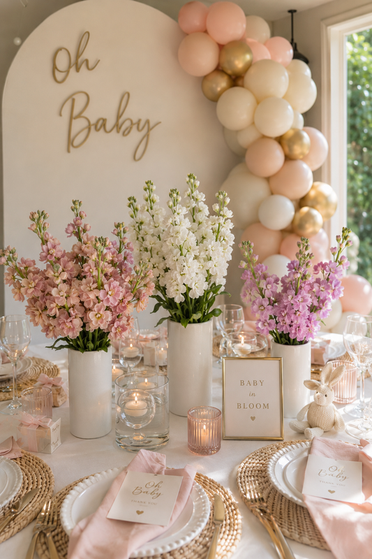 Modern Baby Shower Floral Styling Ideas for Elegant Celebrations