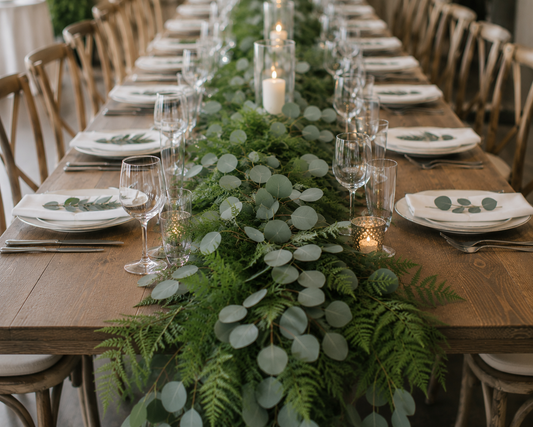 Wedding Greenery for Tables That Looks Luxe