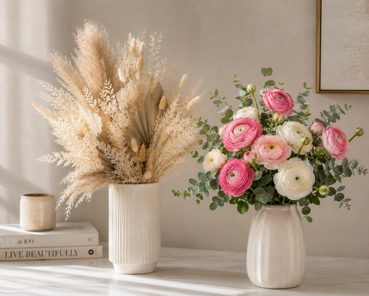 Fresh vs. Dried Flowers: The Better Choice for Events, Businesses & Everyday Beauty