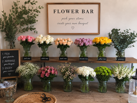 12 Best Flowers for Flower Bar Setups