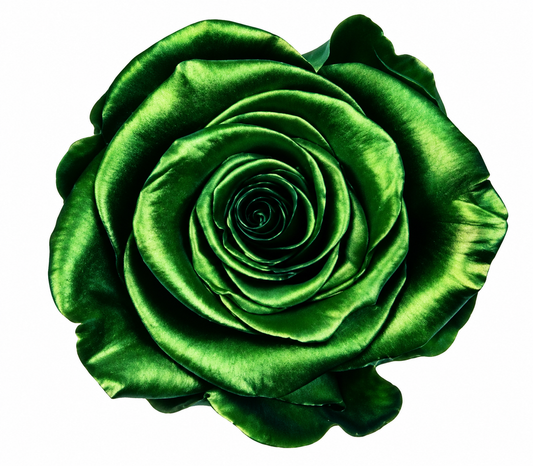 Emerald Metallic Tinted Roses