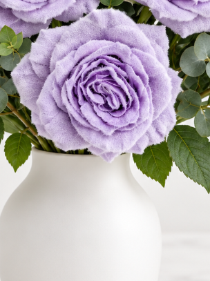 Lavender Velvet Dream Tinted Fresh Cut Roses