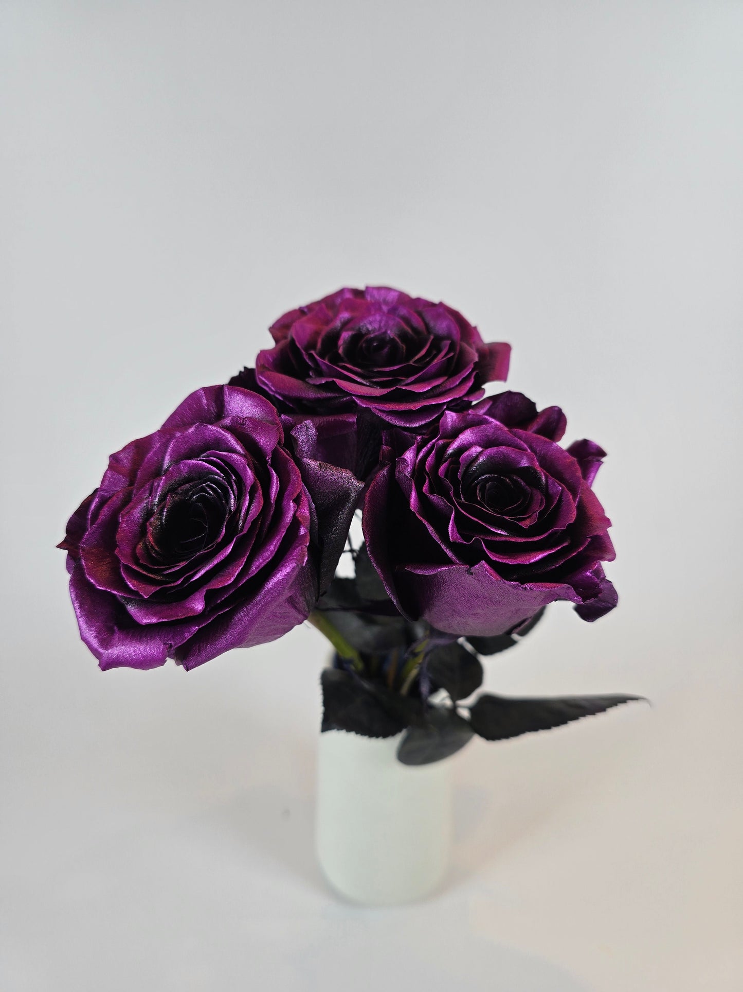 Mauve Metallic Tinted Rose