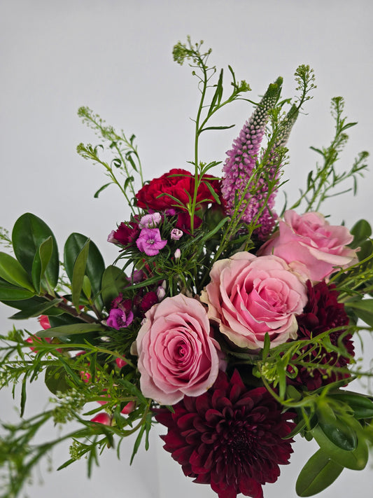 Crimson Crush Mini Bouquets (10 or 18)