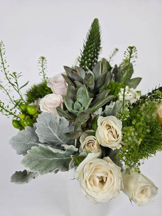 Emerald Whispers Mini Bouquets (10 or 18)