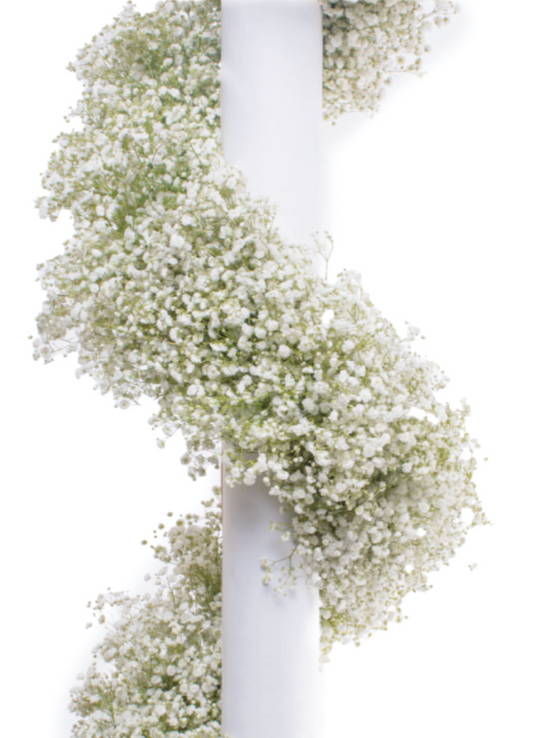 White Baby's Breath Garland