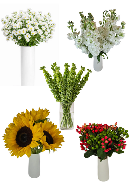 Make your own Flower Bar Combo box