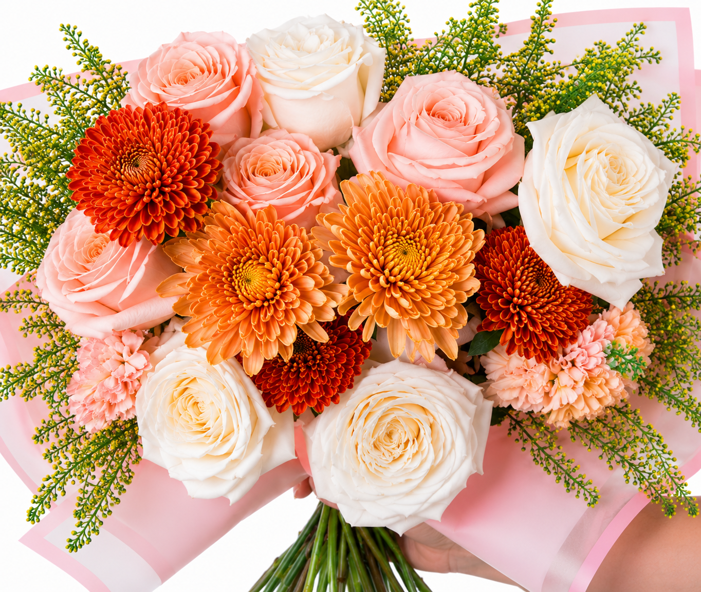 Champagne Sunset Bouquet