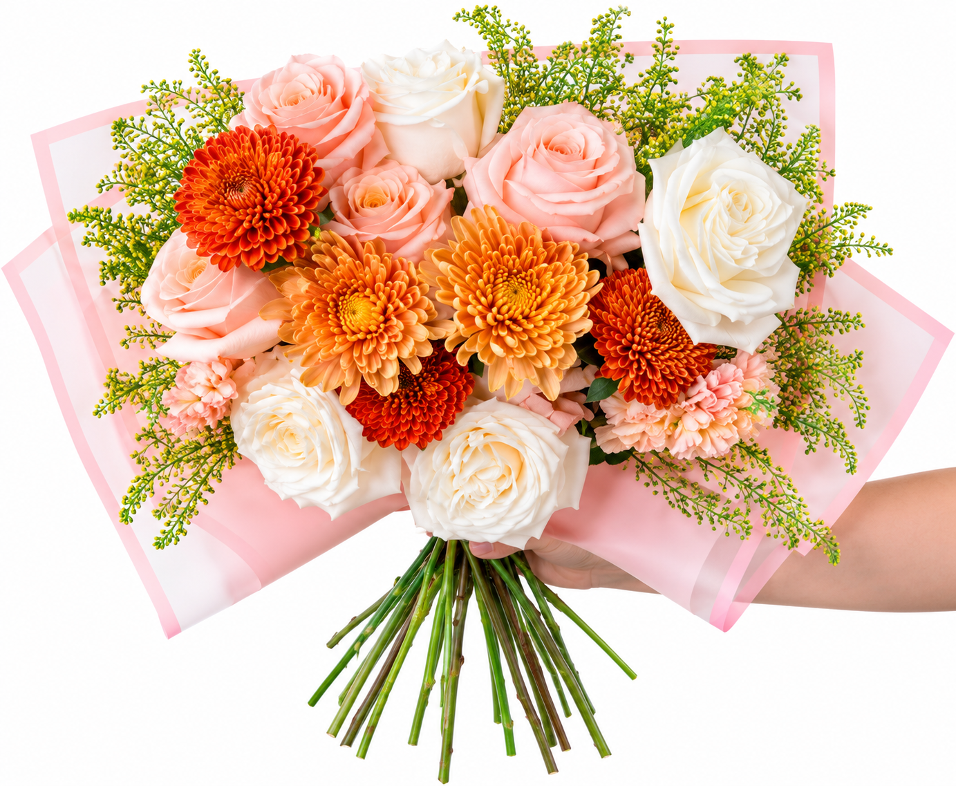 Champagne Sunset Bouquet