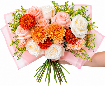 Champagne Sunset Bouquet