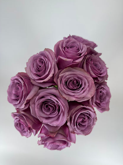 Close-up lavender rose bouquet
