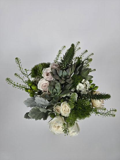 Emerald Whispers Mini Bouquets