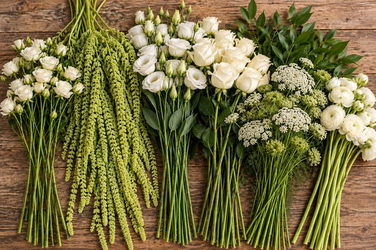 Evergreen Ivory DIY Wedding Flower Box