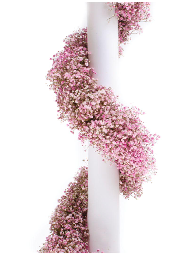 Light Pink Baby's Breath Garland