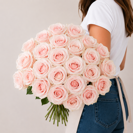 Light Pink Rose Box
