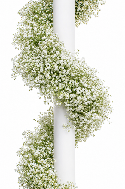 White Baby's Breath Garland