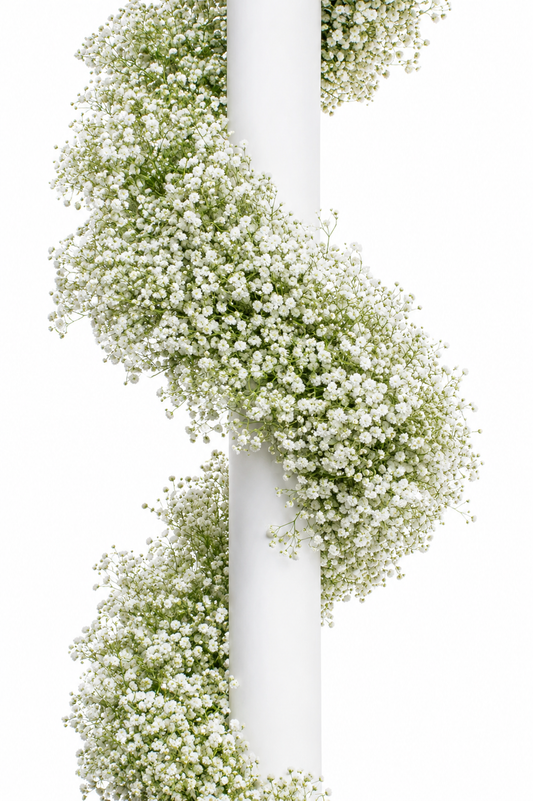 White Baby's Breath Garland