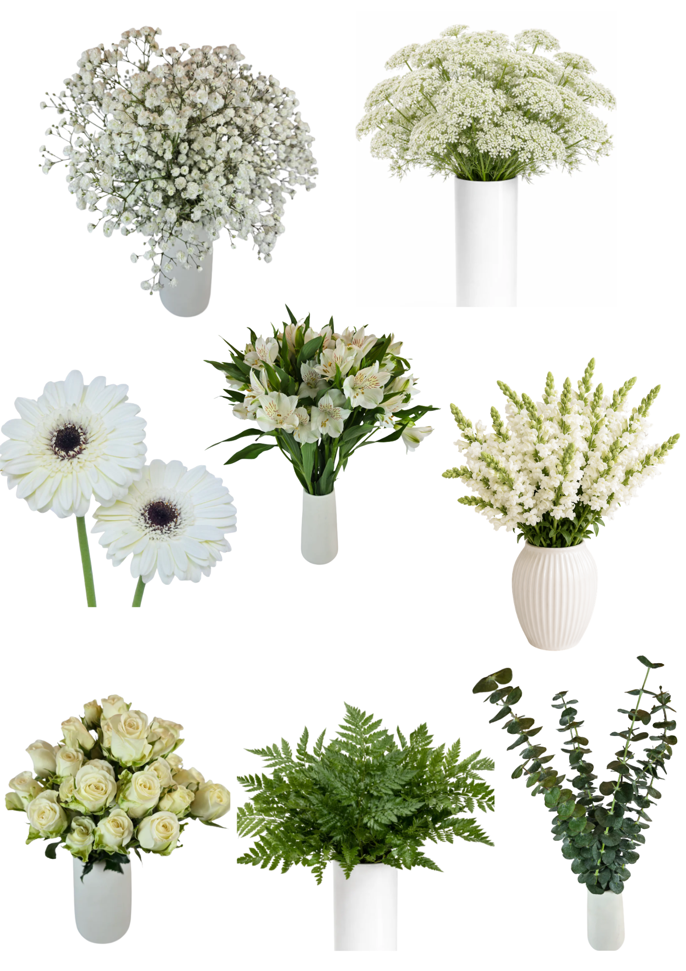White Wedding Flower Box